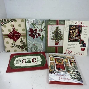 Cartoline di Natale 2014 6 disegni tradizionali 28 totale 26 buste bellissime - Foto 1 di 7