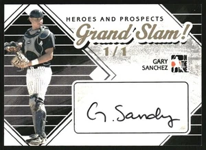 2011 ITG Heroes and Prospects Grand Slam Autographs #GS Gary Sanchez Auto 1/1 - Picture 1 of 2