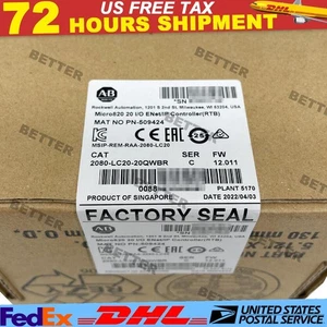 Nuevo controlador Allen-Bradley 2080-LC20-20QWBR Micro820 20 E/S ENet/IP sellado - Imagen 1 de 3