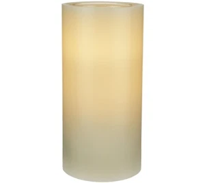 ED On Air 7" Dual Flame Wax Pillar Candle in  Ivory - Picture 1 of 4