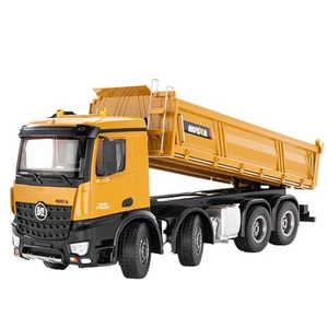 Huina RC 1:14 Tipper Dump Truck 12 Channel 8 Wheel Lorry w/ Metal Parts - Picture 1 of 4