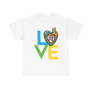 Love And Hope Grafik T-Shirt Erwachsene NEU - Bild 1 von 13