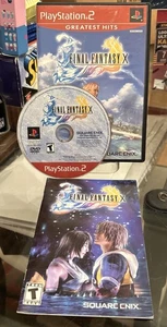 Final Fantasy X PS2 Greatest Hits Complete W/ Manual (Sony PlayStation 2, 2001) - Picture 1 of 5