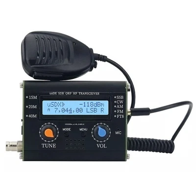 Portabler SDR HF Transceiver USDX - 5W Ausgangsleistung - Inkl. Mikrofon & Kabel - Bild 1 von 4