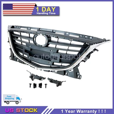 For MAZDA 3 2014 2015 2016 7PCS Front Grille Grill & Bumper Support Brackets - Изображение 1 из 4