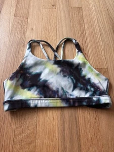 Athleta Girl Sports Bra Set Size L/12 Tie Dye - Picture 1 of 2