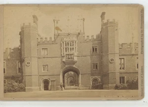 Tarjeta de gabinete Hampton Court Londres Inglaterra c1884 - Imagen 1 de 2