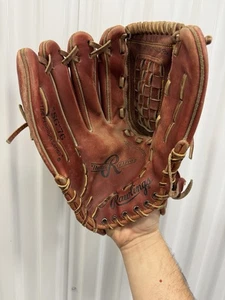13" Rawlings SG 76 Premium Series Baseball Softball Glove LHT Brown Red Broke In - Picture 1 of 15