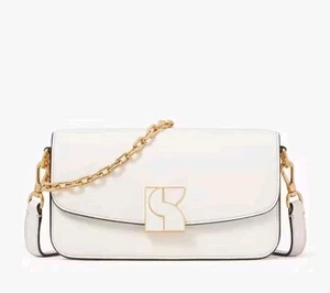 Nuevo con etiquetas Bolso de Mano Neutro Bandolera Kate Spade KC924 Dakota Crema Diseñador - Imagen 1 de 6