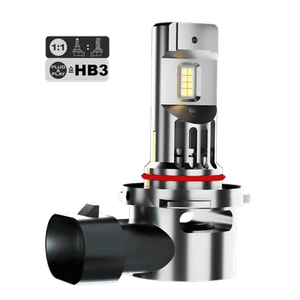 LAMPADA MOTO LED HB3 9005 12/24V 1:1 EASYPro PLUG & PLAY CANBUS FUZION - Picture 1 of 11