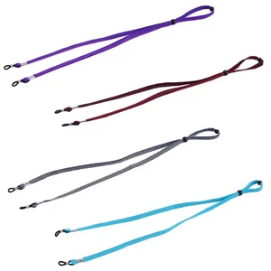 4 Pezzi Corda Occhiali Sportivi Cinghia Occhielli Accessori Fissi Nuoto Catena da Appendere - Foto 1 di 12
