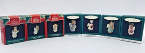Set Completo 7 Angeli della Natura Hallmark Keepsake Miniature Ornamenti Vintage - Foto 1 di 10
