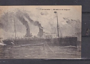 BARCO FRANCÉS "LA LORRAINE", c1920 ppc., sin usar. - Imagen 1 de 1