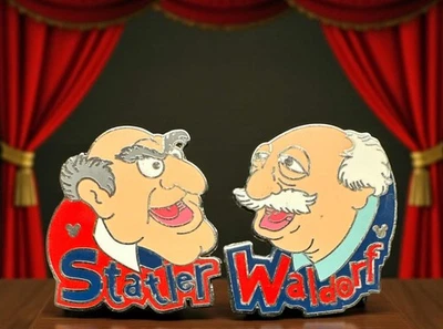 Walt Disney World - Statler & Waldorf - Muppets - Hidden Mickey Pins - Image 1 of 2