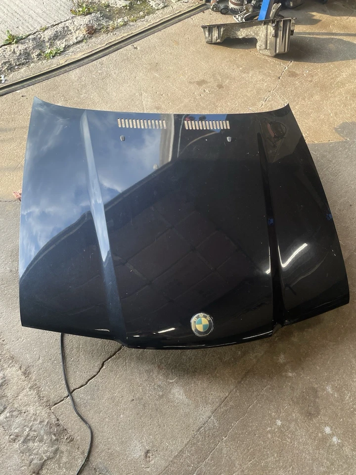 1992-99 E36 Coupe Hood Bonnnet Panel Black OEM - Image 1 of 4