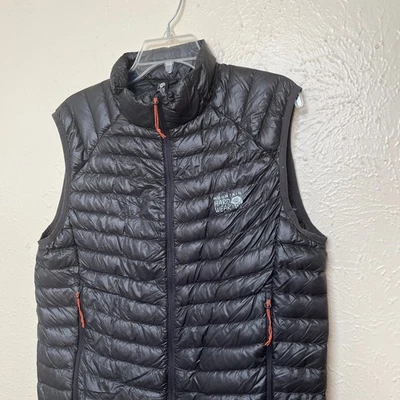Mountain Hardwear Vest Mens M Black Goose Down 800 Fill Puffer - Image 1 of 4