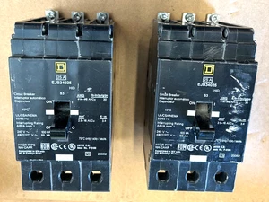 Square D EJB34025 25 AMP Anschraub-Leistungsschalter 480Y/277V 3P Neu EJB - Bild 1 von 4