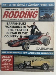 American Rodding Juni 1968 Hot Rods Stock Cars, SS/C Camaro, Voxmobile, Gassers - Bild 1 von 10