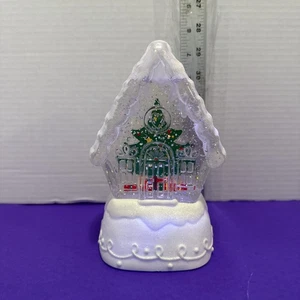 HALLMARK Home Sweet Home CASA GLOBO DI NEVE ILLUMINATA/movimento Natale testato funziona! - Foto 1 di 6