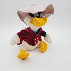 Peluche Vintage Darkwing Duck Disney Parks 1991 13" Disneyland Disney World - Foto 1 di 12