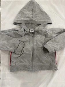 Vintage Oshkosh Bgosh Size 5 Girls Grey Zip Up Hoodie - Picture 1 of 4