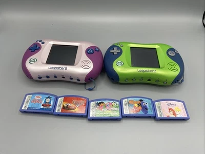 2 Leapfrog LEAPSTER 2 & 5 Game Cartridges | TESTED 2010 Handheld Learning System - Image 1 of 4