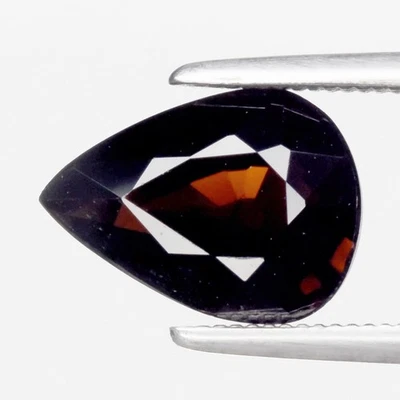 💎 Turmalina amarilla profunda natural pera de 1,95 quilates 9,8 x 7 mm VS - gema de Tanzania sin calentar Foto 1 de 4