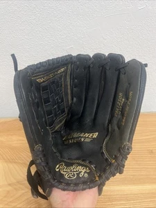 Guanto da baseball Rawlings Playmaker Series PM1250B 12,5” RHT in pelle nera - Foto 1 di 4