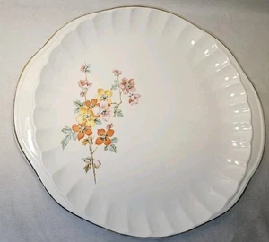 SCHÖNE VINTAGE W S GEORGE BOLERO FLORAL GEWELLTE PLATTE MIT GOLDRAND - Bild 1 von 7