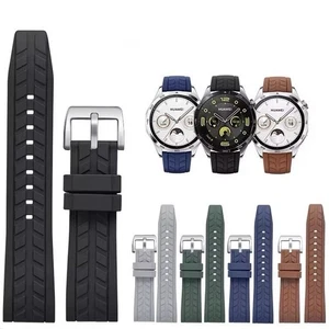 Cinturino orologio modello pneumatici gomma 20 mm 22 mm FKM adatto per etichetta Omega Breitling Seiko - Foto 1 di 13