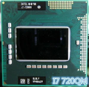 Intel Core i7 Mobile i7-720QM 1,6 MHz 2,5 GT/s SLBLY Socket G1 100% funzionante - Foto 1 di 1
