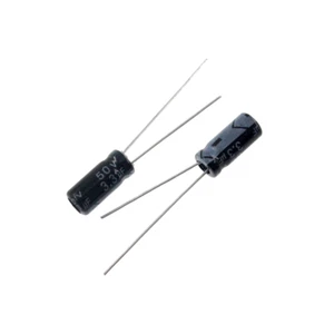 50pcs 3.3uF 50V 3.3MFD 50WV 4*7mm Aluminum Electrolytic Capacitor (NEW) - Picture 1 of 4