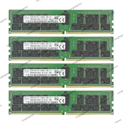 Sk Hynix（4 x 32GB）128GB 3200MHz DDR4 ECC REG RAM PC4-25600 DDR4 Server Memory - Image 1 of 4