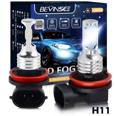 2x H8 H11 LED Fog Light Bulbs Conversion 6000K For Lexus IS250 IS350 2011-2015 - Image 1 of 4