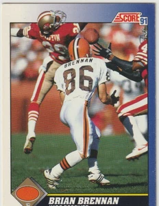 1991 Score #27 Brian Brennan Cleveland Browns Wide Receiver - Bild 1 von 2