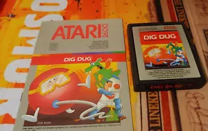 Dig Dug (1982) para ATARI VCS 2600 (Módulo y Manual) clásico funciona 8 bits - Imagen 1 de 3