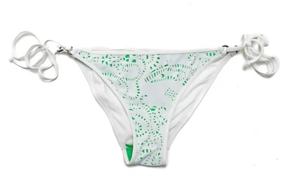 DIESEL купальный костюм женщин Великобритании 8 ремень бикини низ эластичный узор - Изображение 1 из 4