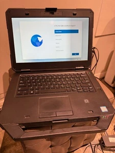 #35 Dell Latitude 14" FHD TOUCH 5414 Rugged i7-6600U 16GB 256GB WEBCAM WIN 11 P - Picture 1 of 3