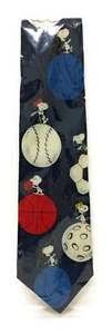 Necktie - Sports Theme with Snoopy - Picture 1 of 1
