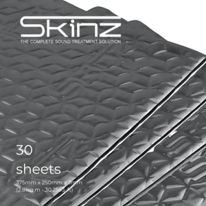 Skinz Expert 3mm Self Adhesive Sound Deadening Sound Proofing 30 sheets. - Picture 1 of 6