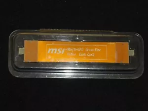 MSI Multi-GPU Cross Fire Video Link - Model 4120 (NEW, NEVER USED) - Picture 1 of 2