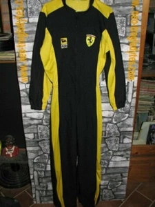 Vintage Ferrari Agip formula 1 racing team cotton mix track tuta mechanic - Picture 1 of 3
