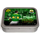 Personalised Offaly Tobacco Tin Football 2oz Pill Box GAA Gaelic Irish Gift GA21