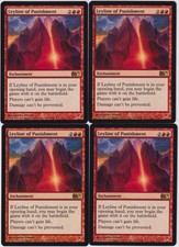 MTG 4X Leyline of Punishment X4 M11 Magic 2011 - LP/MP