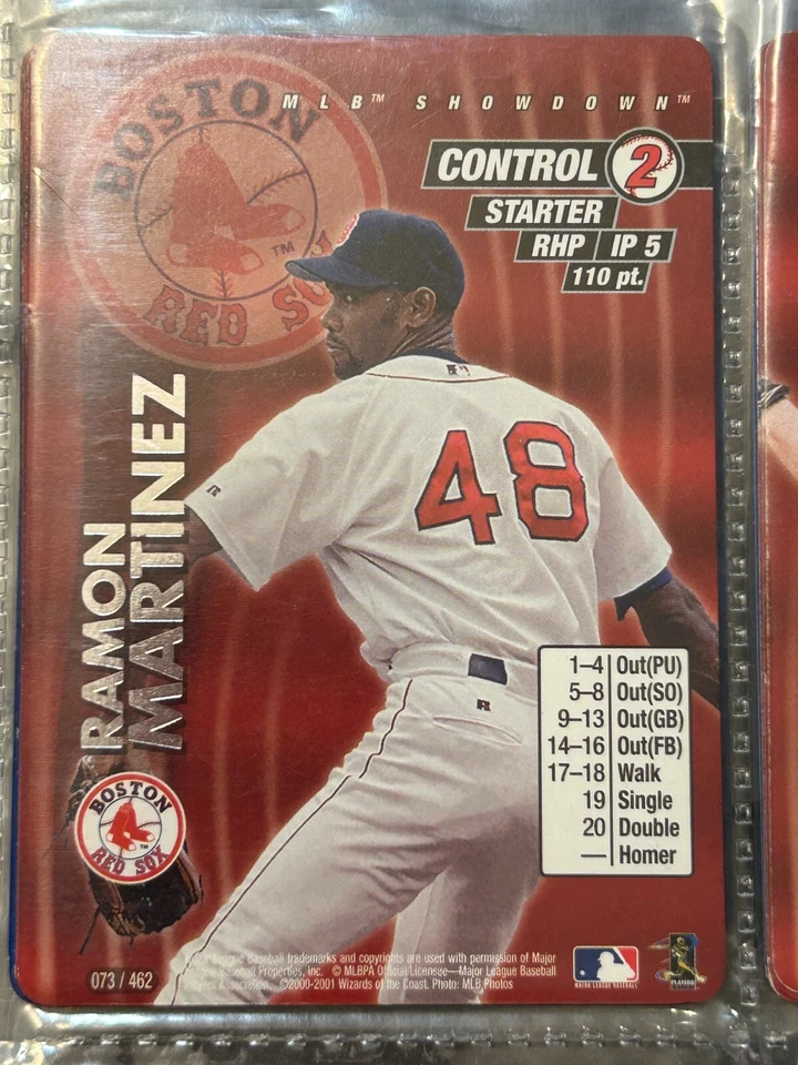 2001 MLB Showdown Base Set - Commons + Foils + 1st Editions + Misprint (#1-244) - Image 1 of 1