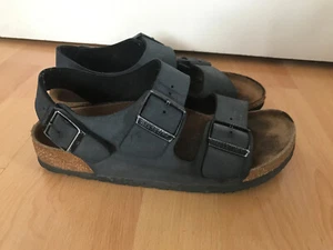 • Sandalen / Birkenstock • schwarz • Leder • 37 - Bild 1 von 3