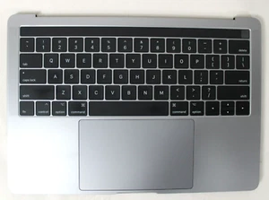 Apple Macbook Pro 13" A1706 Gris espacial Superior + Estuche inferior Apoyamanos + Batería + Ventilador - Imagen 1 de 8