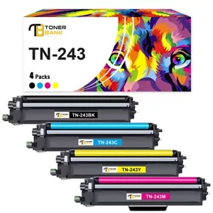Toner XXL compatibile con Brother TN-243CMYK TN247 DCP-L3550 HL-L3230 MFC-L3750CDW - Foto 1 di 12