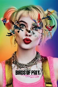 (344) BIRDS OF PREY SEEING STARS HARLEY QUINN DC MAXI POSTER NEW WALL HANGING - Picture 1 of 3