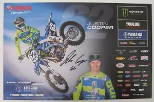 Justin Cooper supercross motocross signed autographed 11x17 Poster COA. - Picture 1 of 1